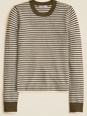 J. Crew Carolyn Crewneck sweater in merino wool blend